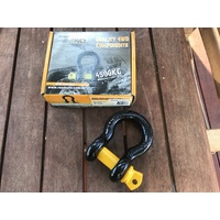 4WD - BOW SHACKLE 4750KG - BLACK/YELLOW