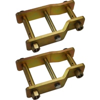 4WD - HILUX (DOGLEG STYLE) IFS + LEAF REAR PLUS BT50 & RANGER 08-11 - REAR EXTENDED SHACKLES - PAIR