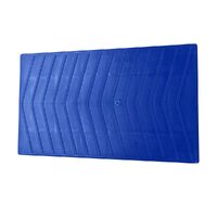 BLUE Wedge tandem caravan rv levelling ramp (single)