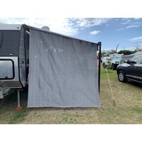 Caravan privacy screen end wall / side sun shade