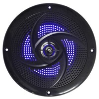 Black LED 6.5inch Waterproof 120 Watt Low-Profile Speaker (Pair)