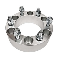 4WD - M12X1.5 STUDS - 38mm (1.5) - 6 x 139.7 - 110mm ID 176mm OD SILVER - M12X1.5 STUDS
