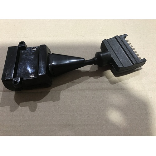 Trailer Adaptor 7 Pin Flat (Car) to 12 Pin Flat (Van)