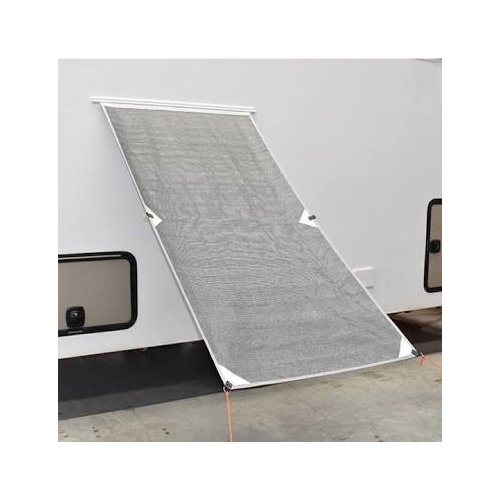 Coast Fridge Vent Sunscreen W/ White Sail Track. W1000mm x H1900mm
