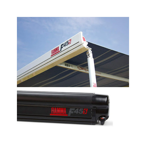 Fiamma F45 S Deep Black 260 Royal Grey Awning. 06759H01R