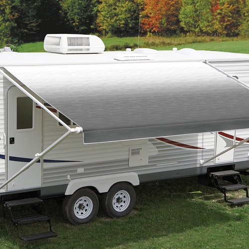 Carefree 10ft Silver Shale Fade Roll Out Awning (No Arms). FF106D00HM