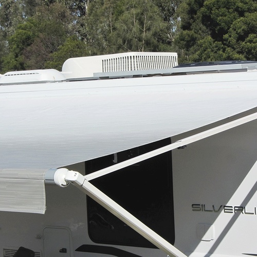 Carefree 11ft LED Silver Shale Fade Roll Out Awning (No Arms). FK116D00HM