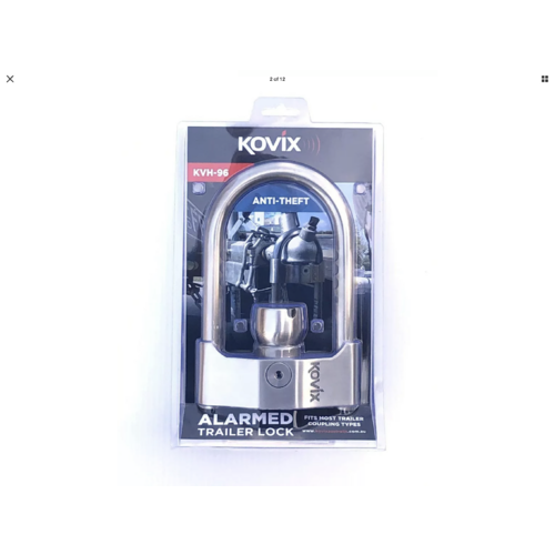 KOVIX KVH-96 ALARMED TRAILER U-LOCK