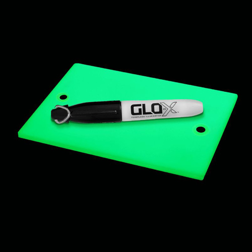 GLO-X 90 x 55mm SIGN TILE MARKER .GX0156G