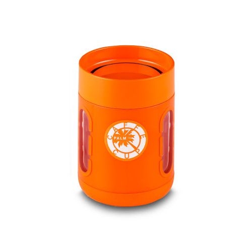 Palm Caffe Cup Med Orange Dishwasher & Microwave Safe w/ Nonslip Base 300ml. pm261