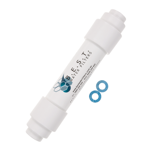 BEST RV Inline Water Filter - 322 B - Bare Threaded Ends