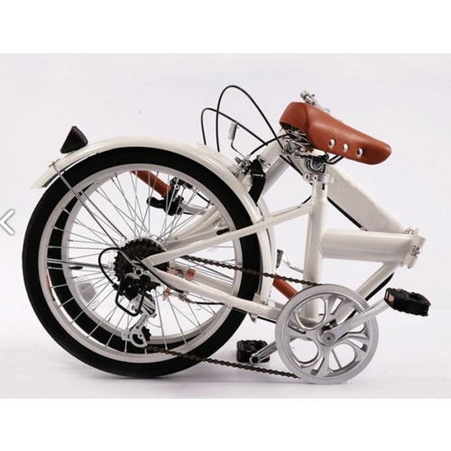 RV Coaster 20" Folding Bike White - Shimano 6 Speed - 350-06530demo