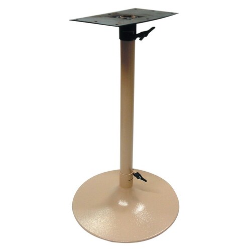 Wineglass Table Leg C/W Base & Top 710mm Beige. C2800F