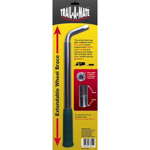 TRAIL-A-MATE EXTENDABLE WHEEL BRACE.