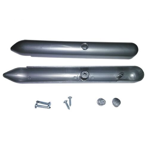 Nuova Mapa Grey Plastic Foot-Board Cover-Per Pair. 1P01063