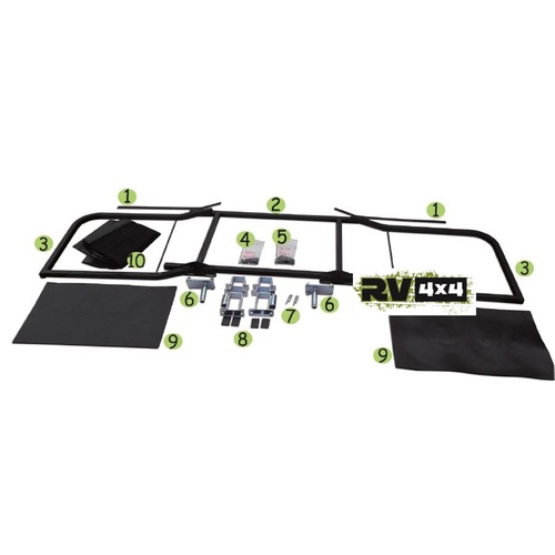 Stone Shield Mud Flap Bars 2pcs #1 T/S Trailer.