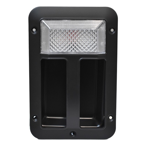 Assist Handle w/ 12V LED Light. Black ABS.