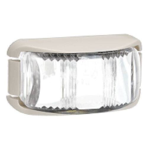 L.E.D Front End Outline Marker Lamp White - White Base. 91612W