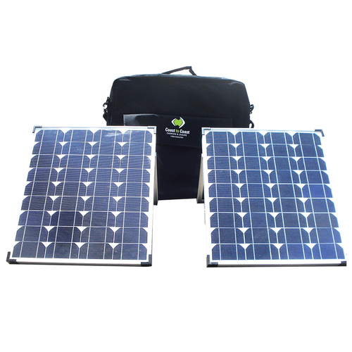 COLLAPSIBLE SOLAR PANEL 120 WATT WITH REGULATOR & CARRY BAG