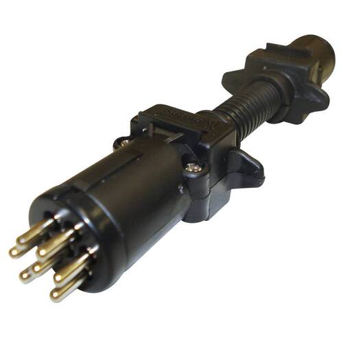 Narva Trailer Adaptor 6 Pin Round Car To 7 Pin Round. 82210BL