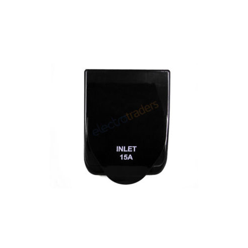 Power Inlet Socket 15A In Black .IL15/ B