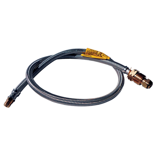 8mm S/S Flexible Hose 900mm For Single Bottle Kits. FPT1504