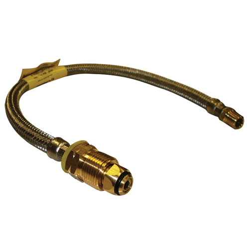 8mm S/S Flexible Hose 450mm For Single Bottle Kits. 6SCA0450/FPT1500