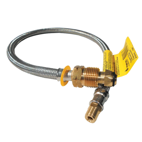 8mm S/S Flexible Hose 600mm For Double Bottle Kits. FPT1522