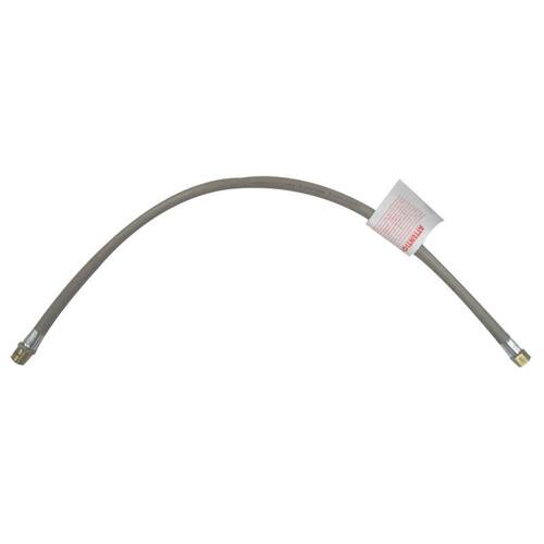 Gas Hose 3/8" BSPM x 1/4" BSPF x 600mm. 6HBB0600