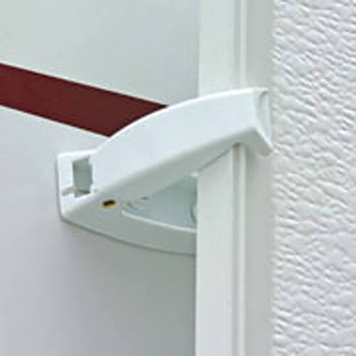 White Baggage Door Catch-Pack Of 2. 44173