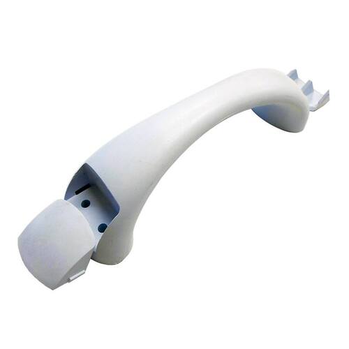 White Plastic Grab Handle. XJ9HANDLE01/C2734B