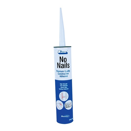 Bostik "No Nails" Construction Adhesive 320gm Tube Beige. 371726 / 30607006