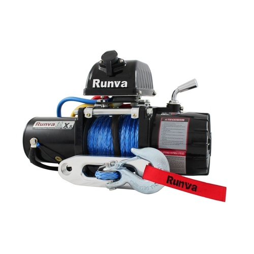 Runva 8.0XS 12V with Synthetic Rope