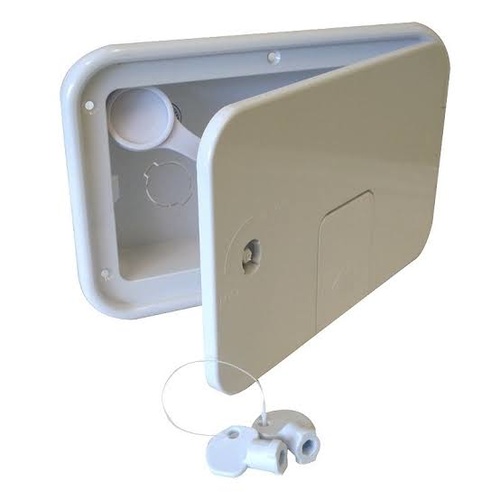 Door Set for Water Filler Inlet - White. XC9DOOR01