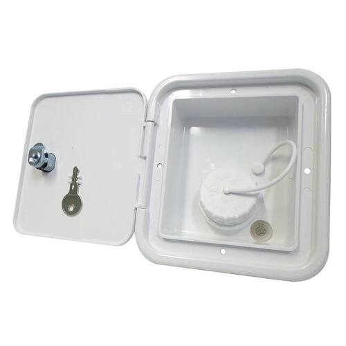 WATER FILLER LOCKABLE 4-3/4"Hx4-1/4"W. 0440006