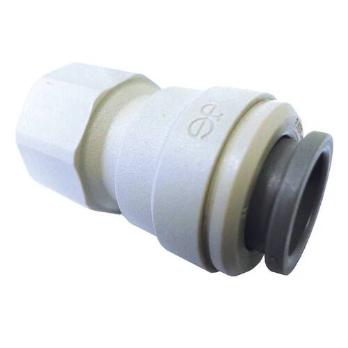 JG Female Plastic Connector For 12mm x 3/8 FBSP Shallow Thread. NCCM451213FS
