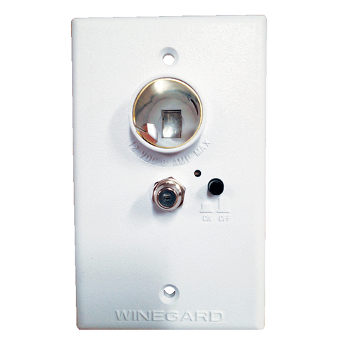 Winegard White 12v Power Supply for Tv Antenna. RV-0742