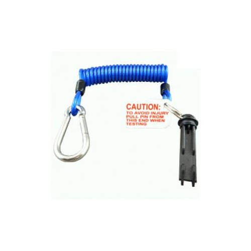 Breakaway Coil Cable with Pin & Release Clip - BS0165W