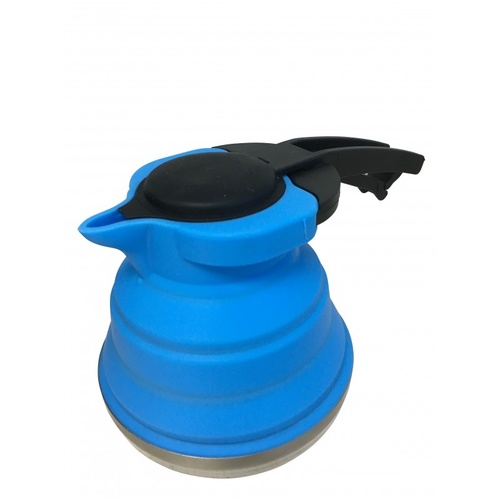 COLLAPSIBLE BLUE SILICONE ELECTRIC KETTLE 1.2L