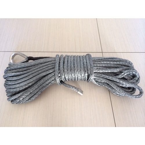 Synthetic Winch Rope - 30M x 10MM (GREY)