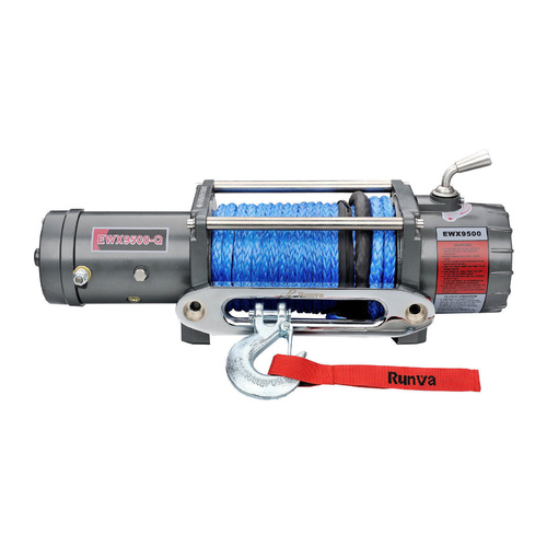 Runva EWX9500-Q 24V with Synthetic Rope