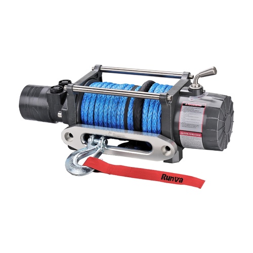 Runva HWX12000 12V with Synthetic Rope