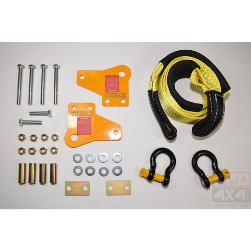 KIT - 4WD - HD TOW POINT HILUX 05-ON - PAIR INC BRIDLE + SHACKLES