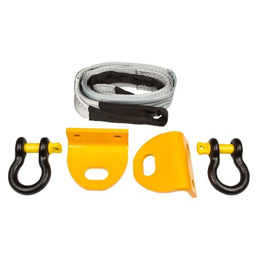 KIT - 4WD - HD TOW POINT NAVARA D40 - PAIR INC. BRIDLE + SHACKLES