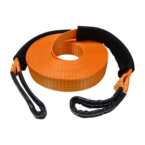 4WD - WINCH EXTENSION STRAP 20M 50MM 4500KG - ORANGE/BLACK
