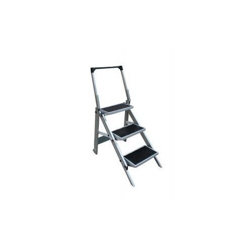 Triple folding portable caravan step ladder