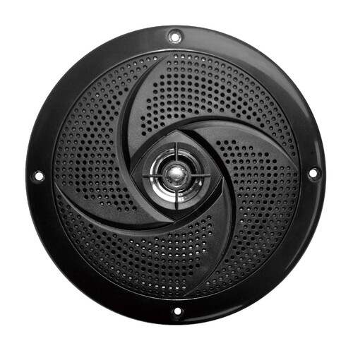 Black 6.5inch Waterproof 120 Watt Low-Profile Speaker (Pair)