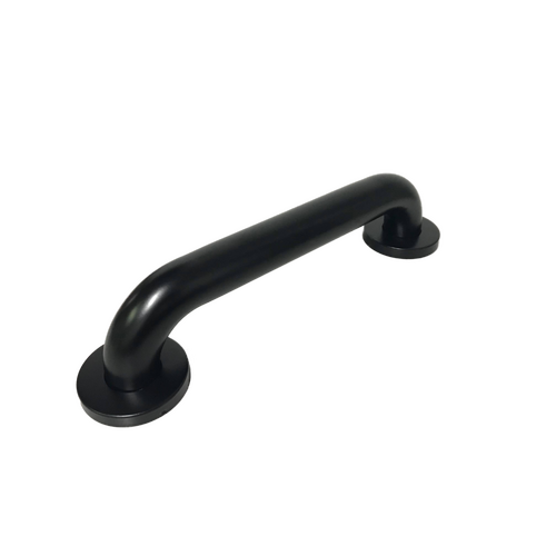 250mm black knurled entry safety grab handle