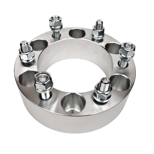 4WD - M12X1.5 STUDS - 38mm (1.5) - 6 x 139.7 - 110mm ID 176mm OD SILVER - M12X1.5 STUDS